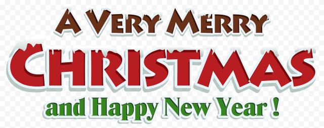Happy Christmas Text Download PNG Image