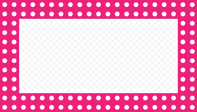 Fuchsia Border Frame Transparent PNG
