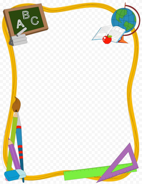 School Border PNG Clipart