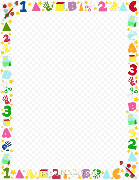 School Border PNG Pic