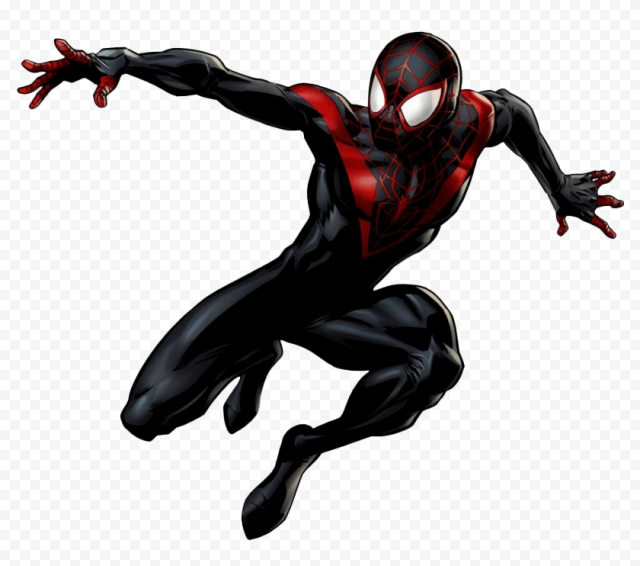 Miles Morales Spider Man PNG File