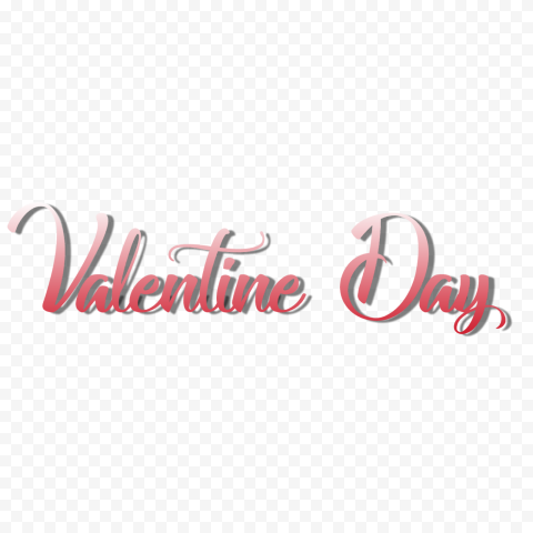 Banner Valentines Day Text PNG Clipart