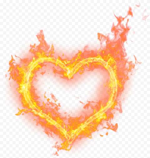 Smoke Fire Heart Transparent PNG