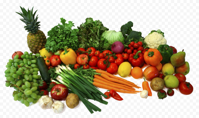 Organic Fruits And Vegetables PNG File