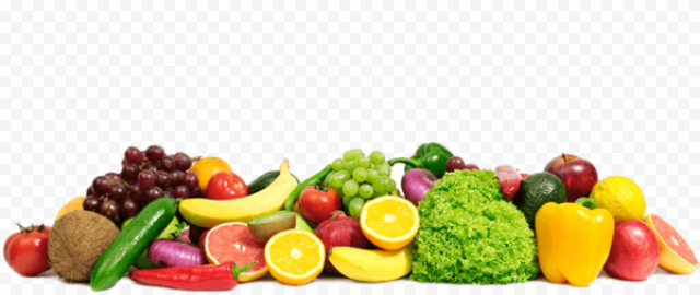 Organic Fruits And Vegetables PNG Photos