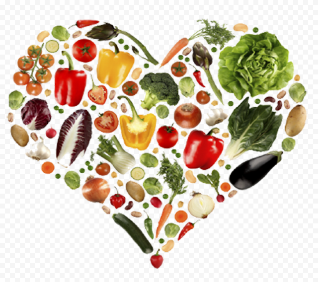 Heart Vegetables PNG Clipart