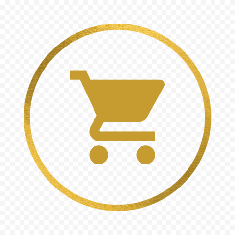instagram icon gold shopping
