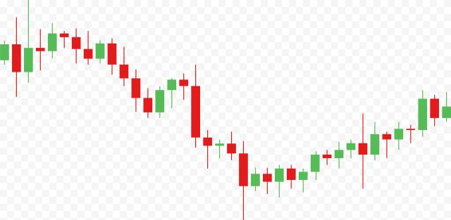 Forex trading backdrop bright flat candlestick chart sketch