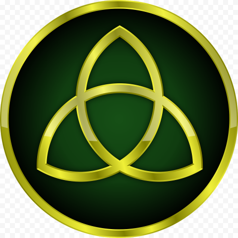 Triquetra, Gold, Trinity, Symbol, Celt, Sign, Icon, Celtic Knot, Wicca, Celtic