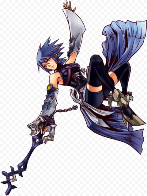 first game kingdom hearts birth by sleep voices megumi   kingdom hearts aqua official art PNG image with transparent background