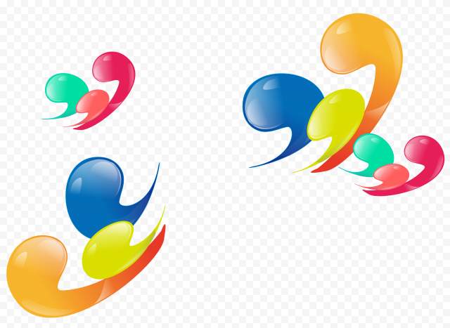 Quotation mark Cartoon, Color cartoon double quotes, love, cartoon Character, color Splash