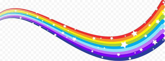 Rainbow artwork, Star Rainbow Euclidean, rainbow and stars, stars, happy Birthday Vector Images, color
