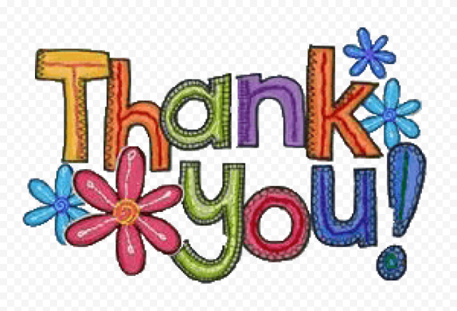thank you flowers PNG image with transparent background