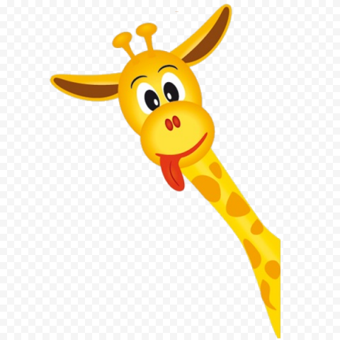 Cartoon, giraffe, mammal, animals, giraffe