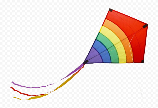Kite, color, ribbon, kite