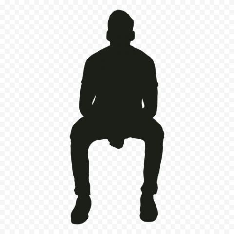 Silhouette of sitting person, Silhouette Sitting, sitting man, angle, furniture, animals