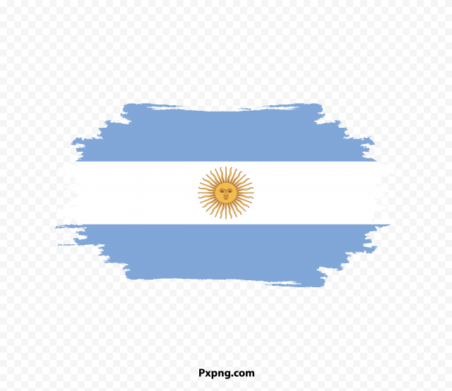 HD PNG Argentina Flag With Brush Transparent Image