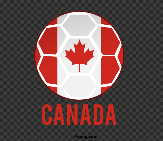 HD Flag Canada in football PNG
