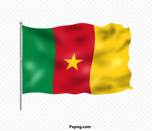 HD Vector Waving Ghana Flag Pole PNG